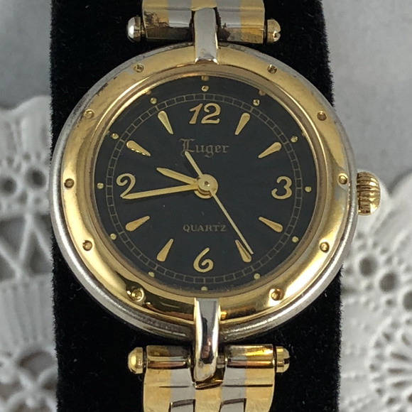 Luger Swiss Made Watch Gold & Silver Tone Bracelet main image 4